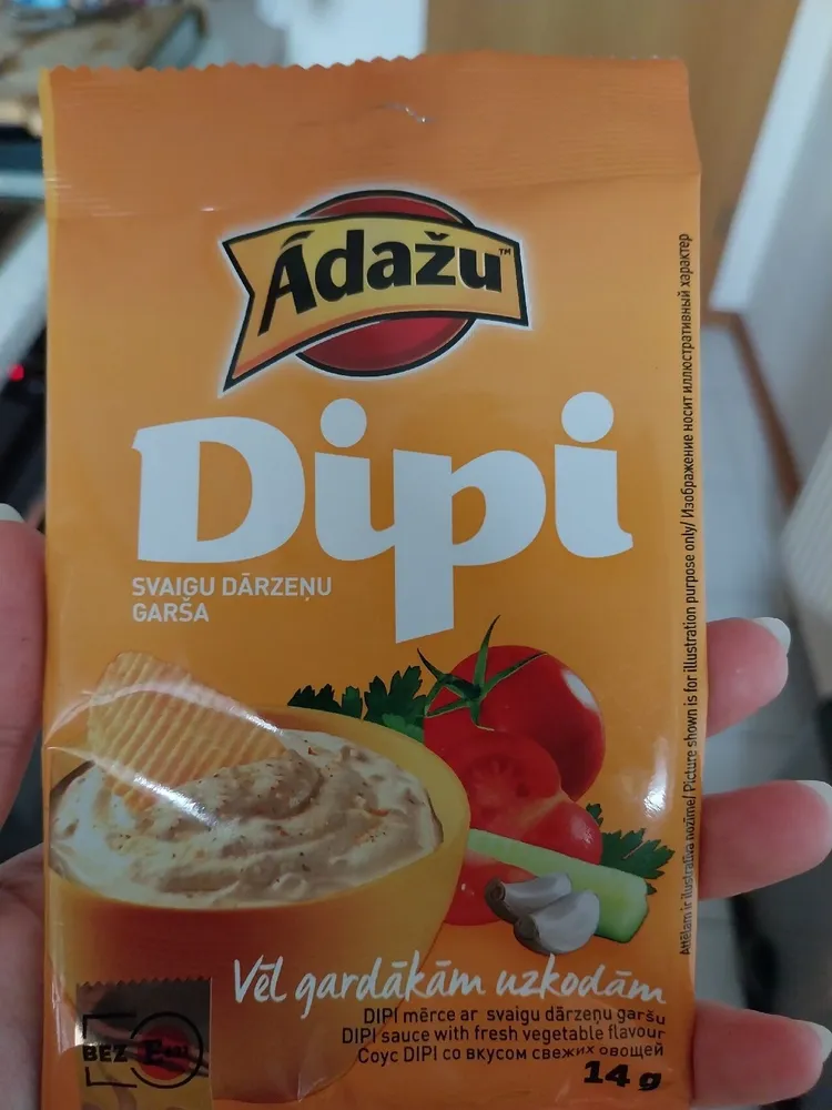 Dipi Sauce Fresh Vegetable Flavor