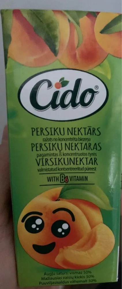 Peach nectar juice