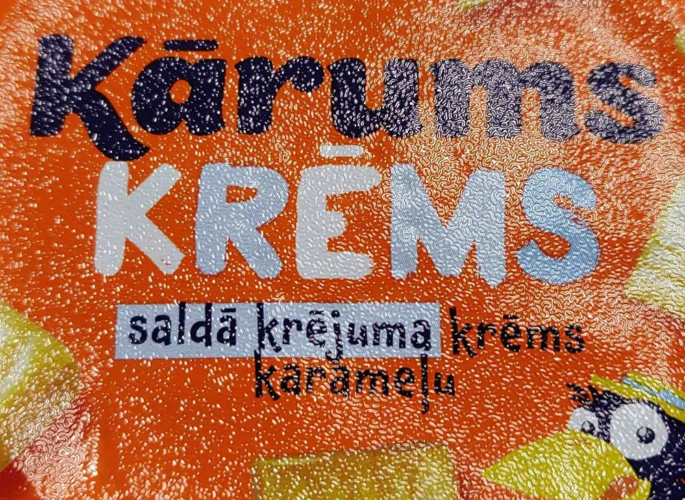 Saldā krējuma krēms karameļu