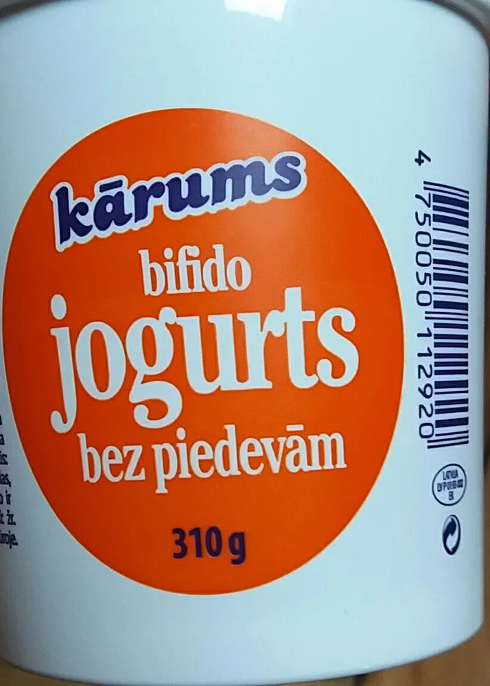 Bifido jogurts bez piedevām
