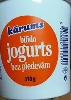 Bifido jogurts bez piedevām