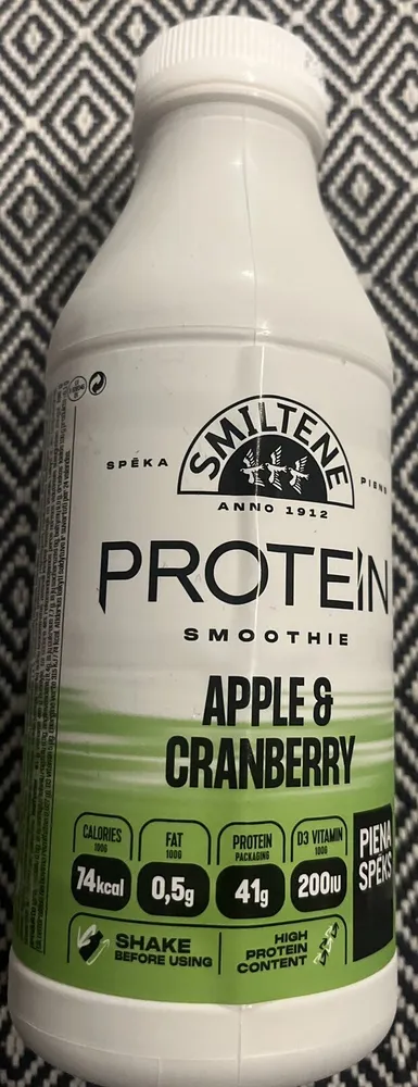 PROTEIN SMOOTHIE APPLE & CRANBERRY