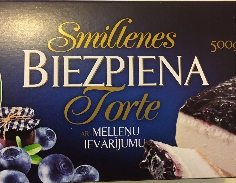 Biezpiena torte ar melleņu ievārījumu