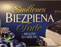 Biezpiena torte ar melleņu ievārījumu