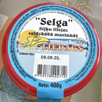 Siļķu filejas saldskābajā marinādē