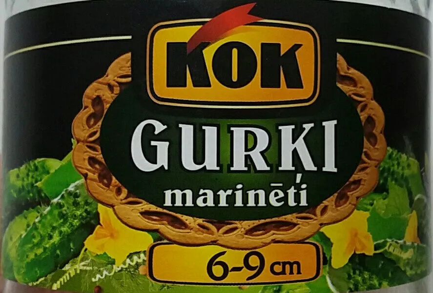 Marinēti gurķi, 6-9 cm