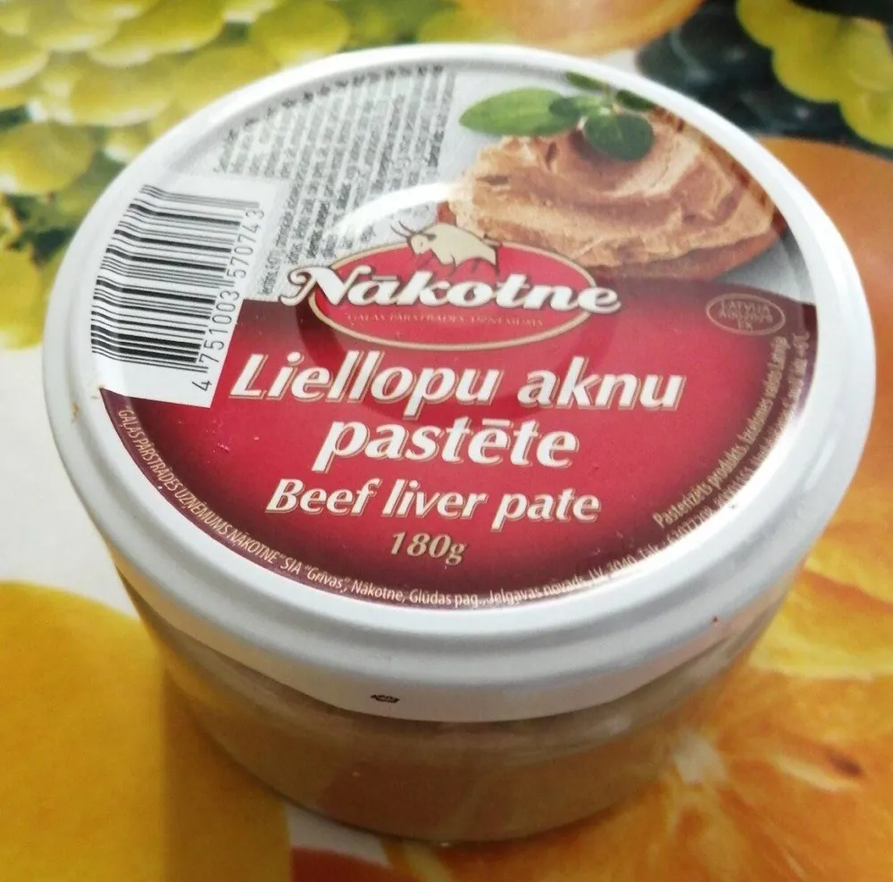 Pastēte liellopu Nākotne