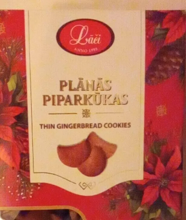 Plānās piparkūkas