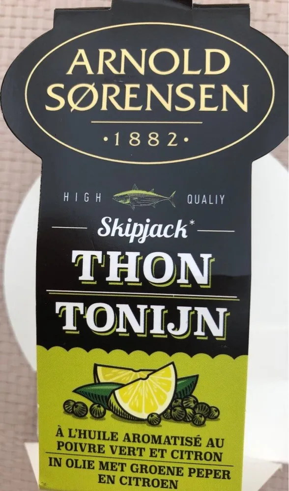 Skipjack Thon à l'huile aromatisé au poivre