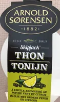 Skipjack Thon à l'huile aromatisé au poivre