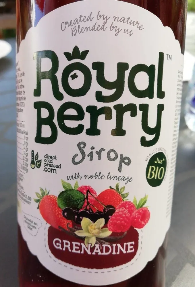 Sirop de grenadine