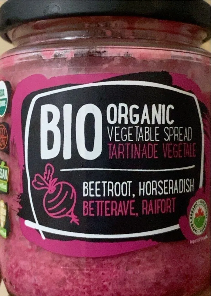 Beetroot horseradish vegetable spread