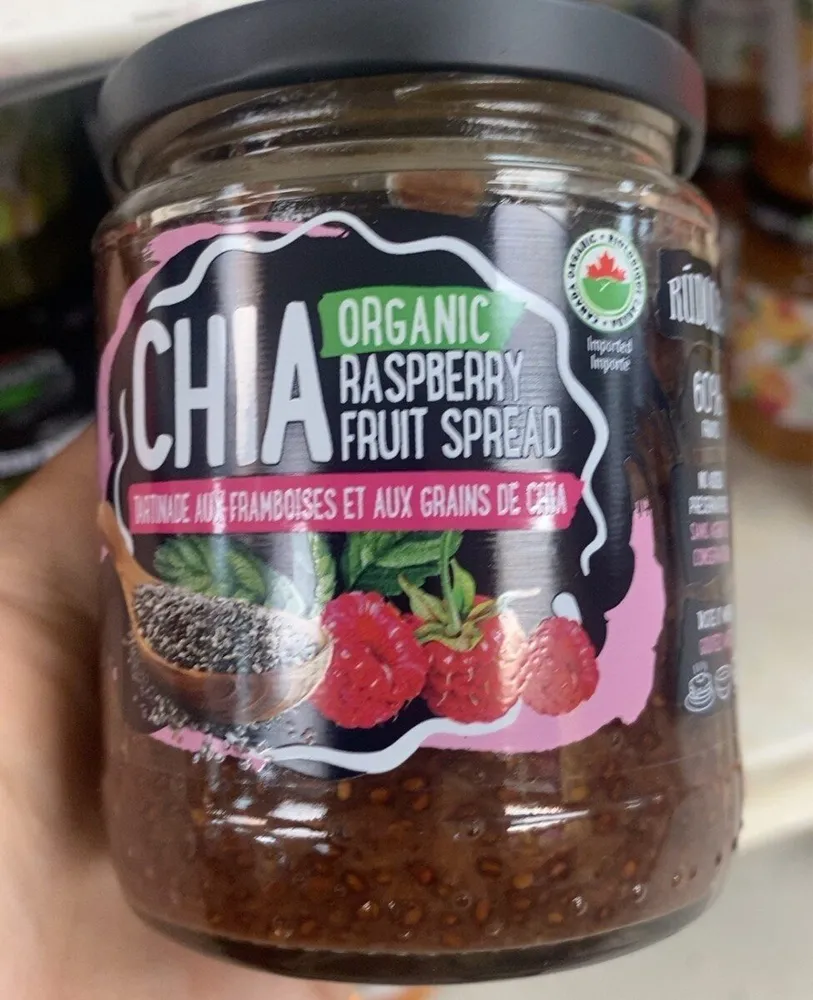 Chia raspberry spread