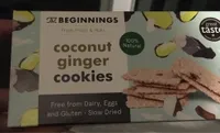 Coconut ginger cookies