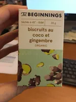 Biscuits au coco et gingembre