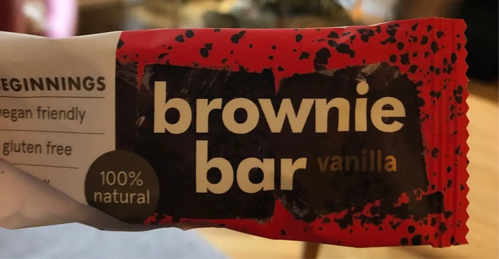 Brownie bar vanilla