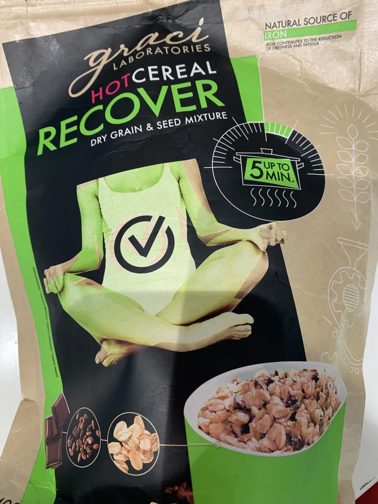 Hot cereal recover