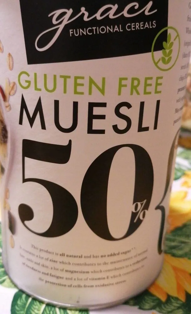 Gluten free muesli 50%