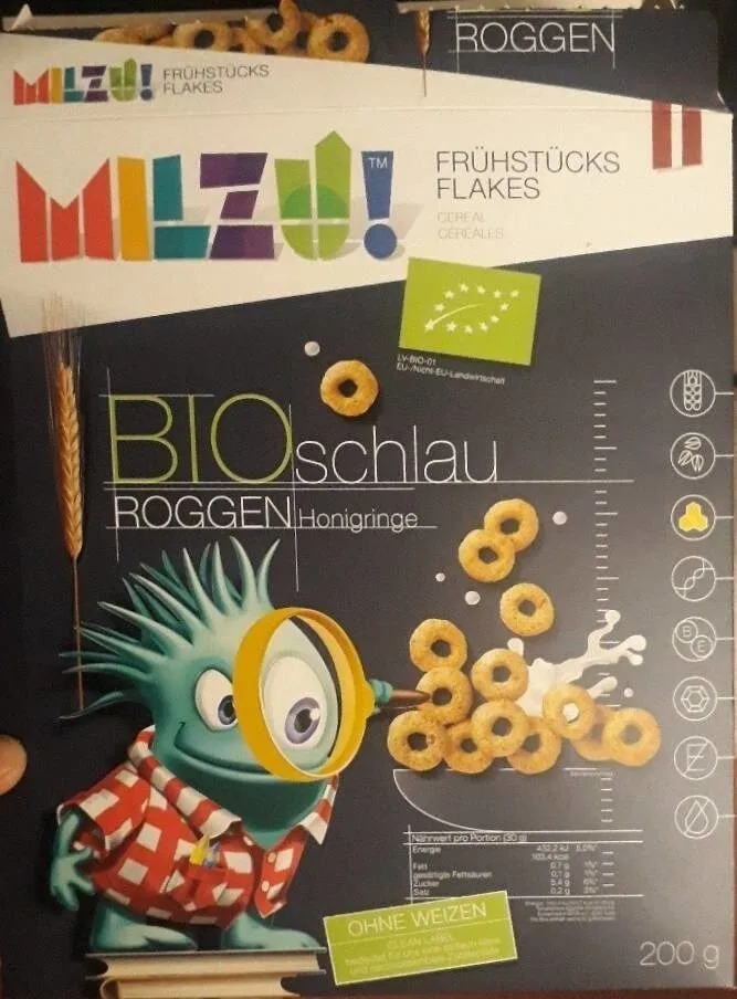 Bioschlau Roggen Honigringe