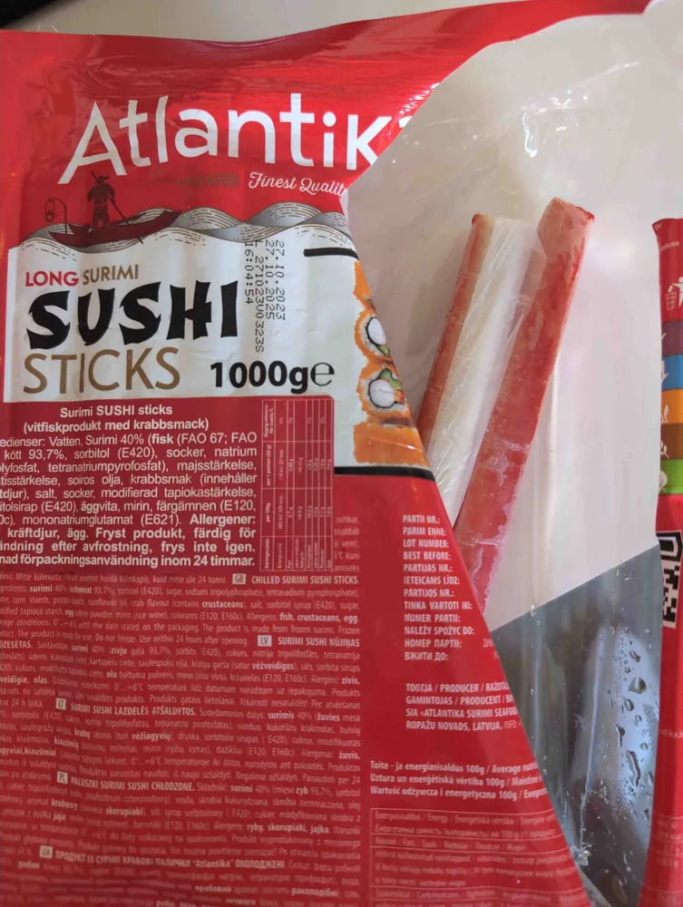 Long Surimi Sushi Sticks