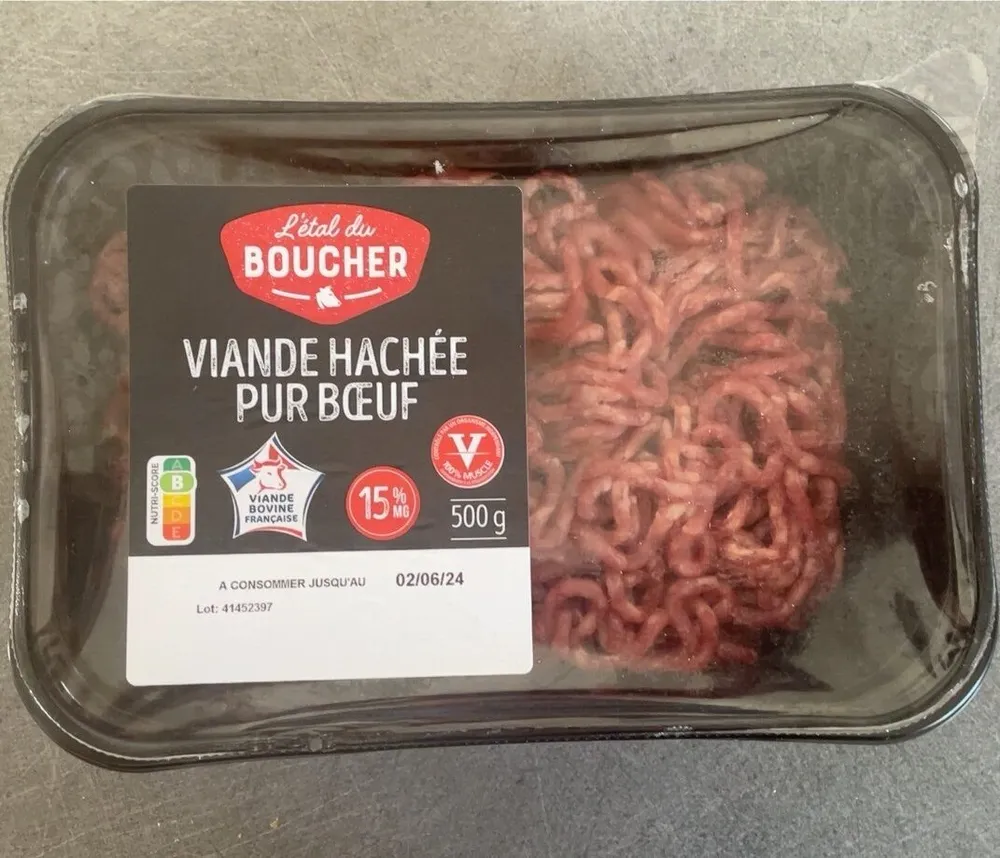 Viande Hachée Pur Boeuf