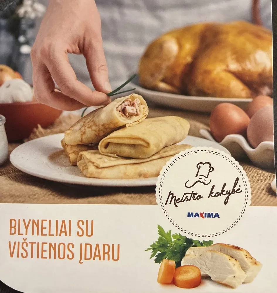 Blyneliai Su Vištienos Įdaru
