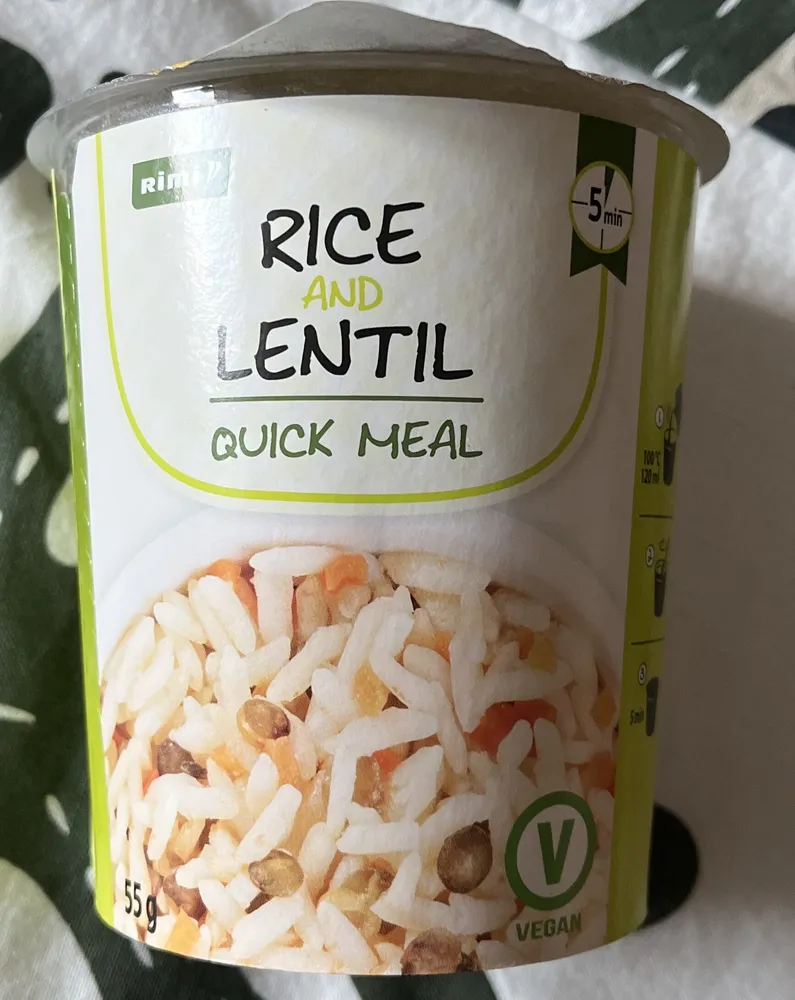 Rice and Lentil Quick Meal