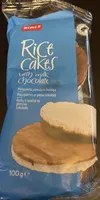 Rice cakes with milk chocolate
