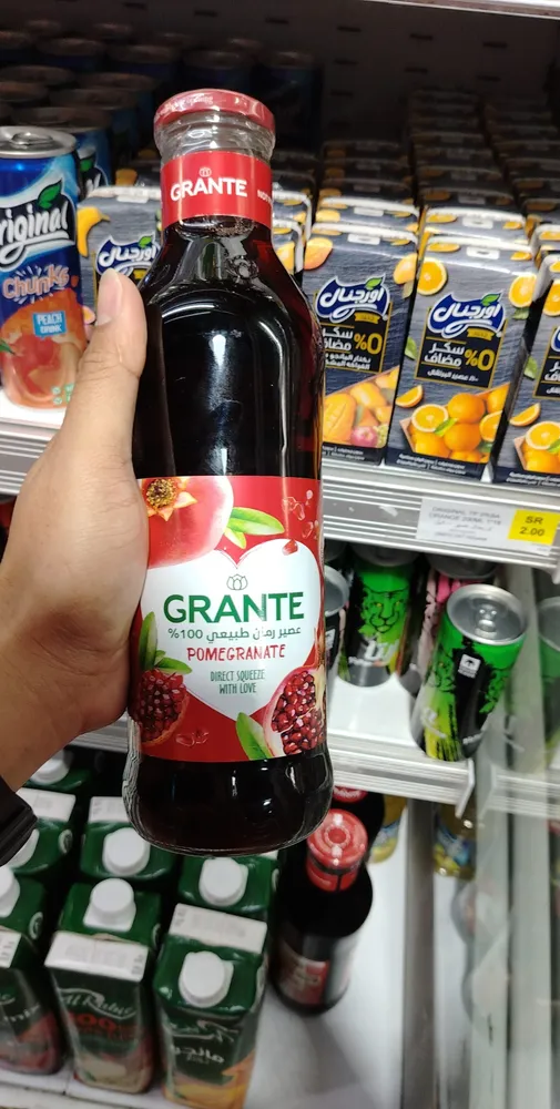 Sok Grante 100% Naturalny z Owoców Granatu