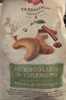 sausainiai su obuoliais ir cinamonu