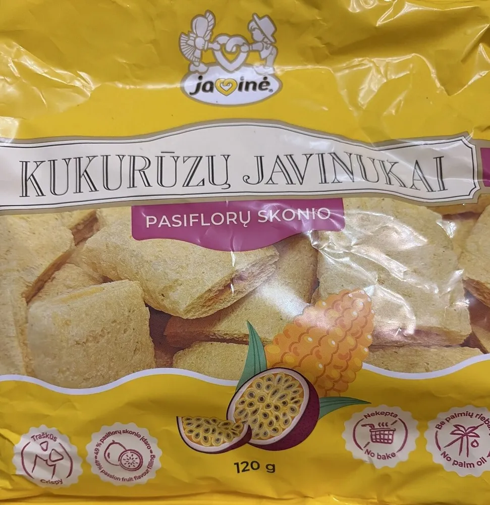 Kukurūzų Javinukai Pasiflorų Skonio