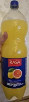 Grapefruit and Lemon flavour soft drink with sugar and sweetener