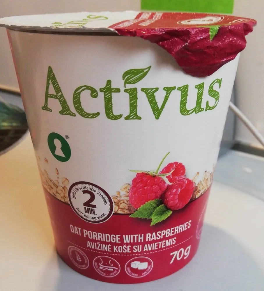 Activus porridge Framboises