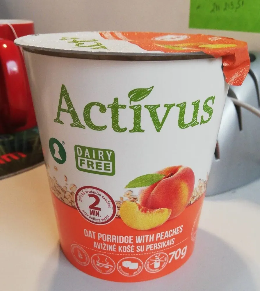 Activus Porridge pêche
