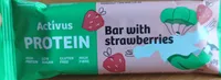 Protein Bar with strawberries
