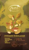 Dark chocolate with seeds