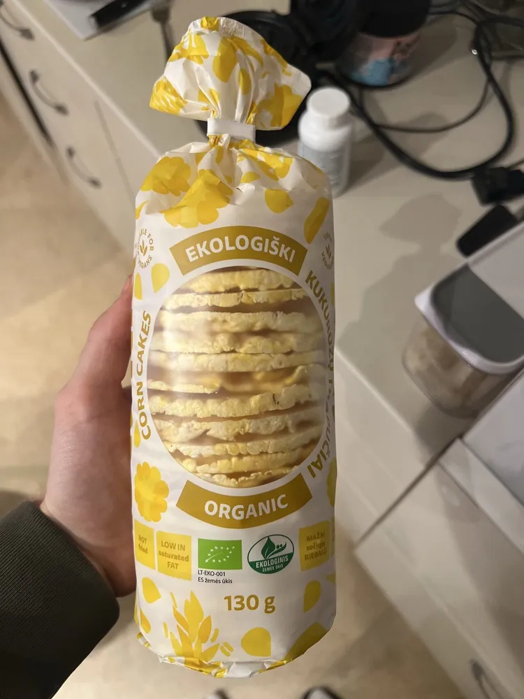 Ekologiški kukurūzų trapučiai