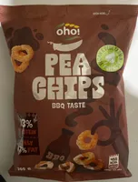 Pea chips BBQ taste