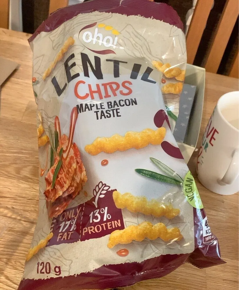Lentil Chips Maple Bacon Taste