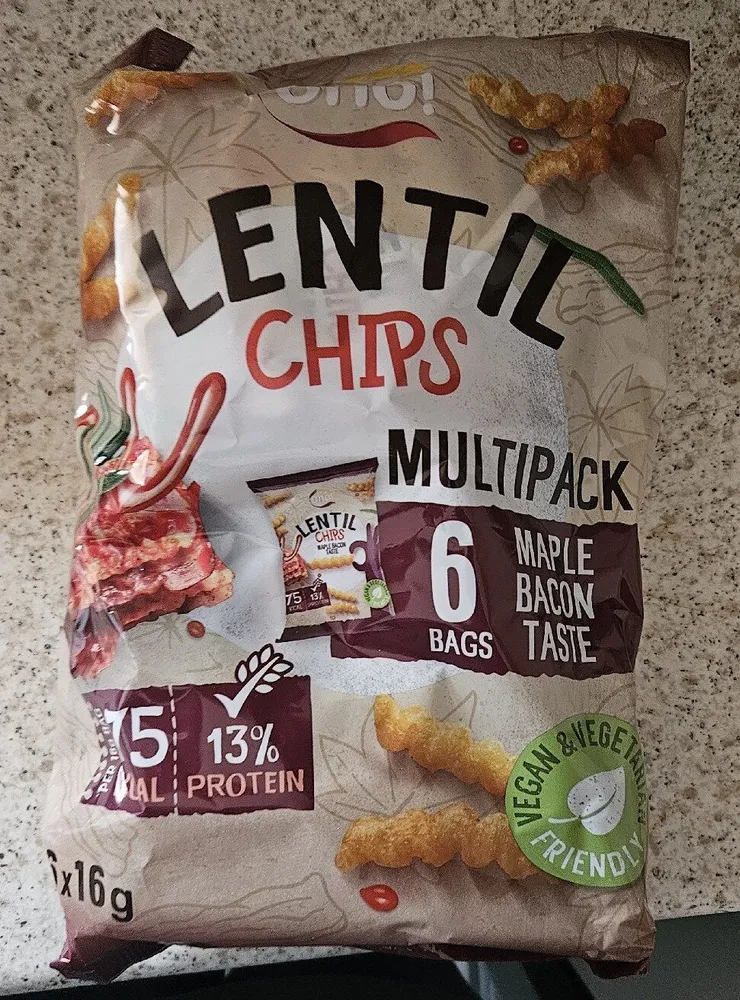 Lental Chips - Maple Bacon