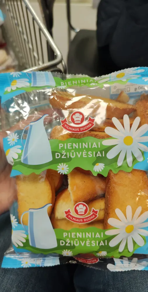 pieniniai džiuvėsiai