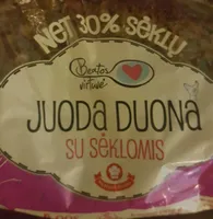 Juoda duona su seklomis