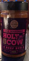 MSONS SALDVA BQ SEASONING HOLY COW BEEF RUB 210G