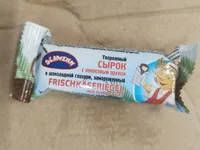 Ванильный творожный сырок с орехами