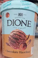 Chocolate hazelnut ice cream