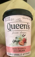 Glace vanille & fraise