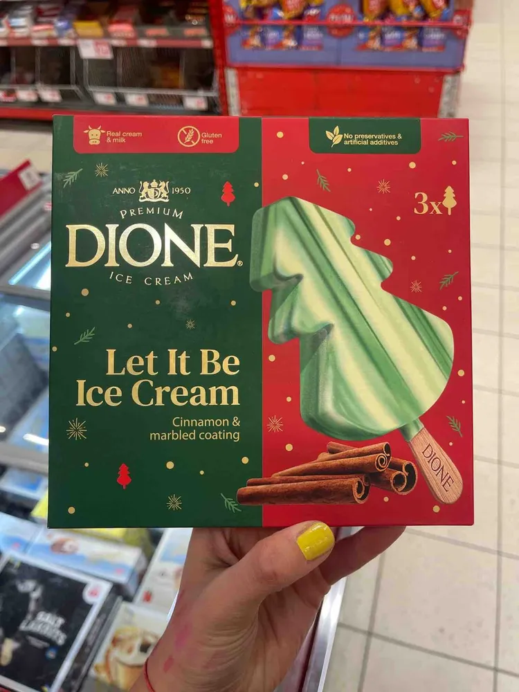Let It Be Ice Cream Cinnamon & Marbled Coating