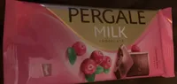 Milk chocolate with cranberry