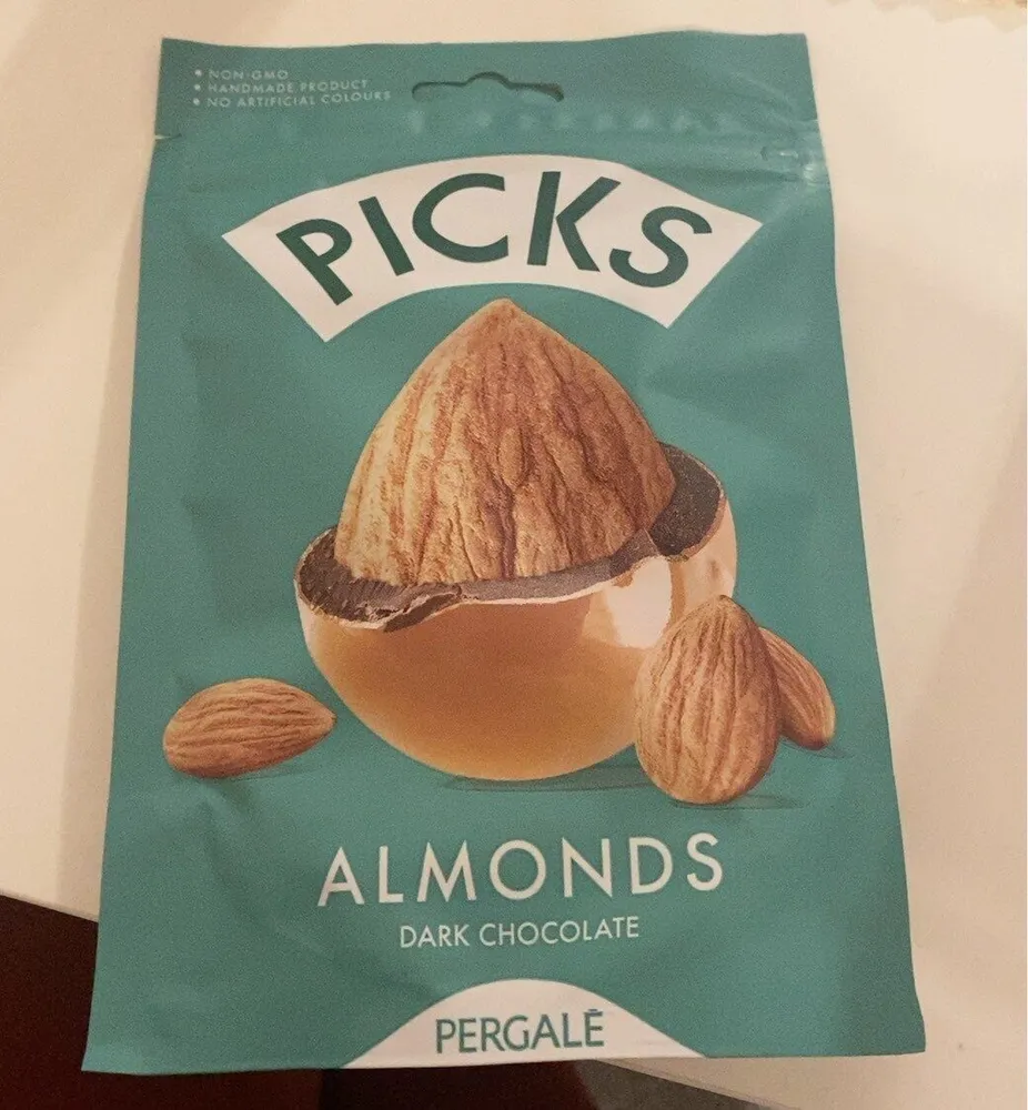 Almonds dark chocolate