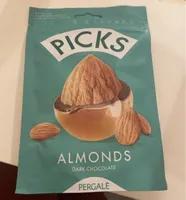 Almonds dark chocolate